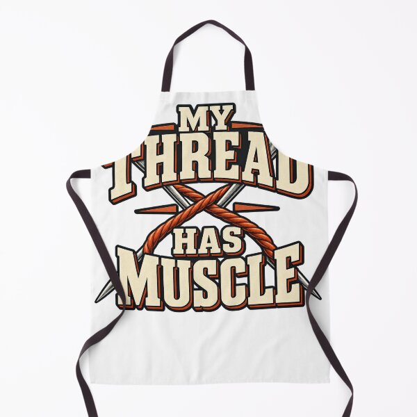 Item preview, Funny Leatherworker Gift — My Thread Has Muscle designed and sold by UrbanCanvvas.