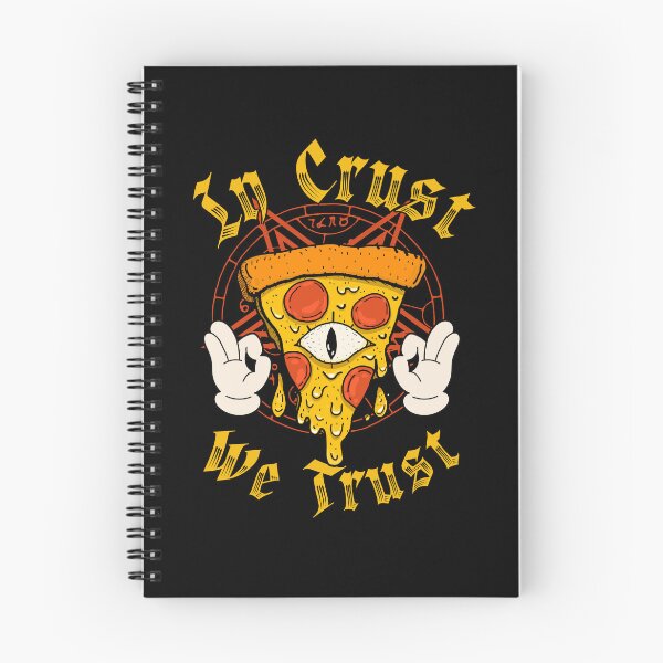 Item preview, In Crust We Trust Illuminati Pizza | Occult Pizza Slice Art designed and sold by kuwagatamushi.