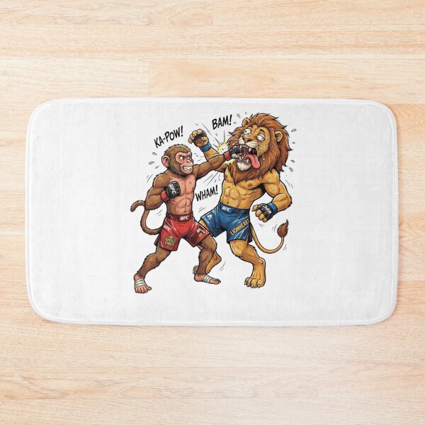 Item preview, Funny Monkey Boxing Lion MMA Fight Graphic designed and sold by annaarthk.