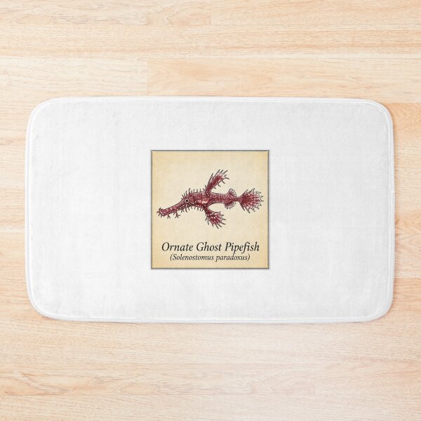 Item preview, Ornate Ghost Pipefish Vintage Marine Illustration designed and sold by KenworksDigital.