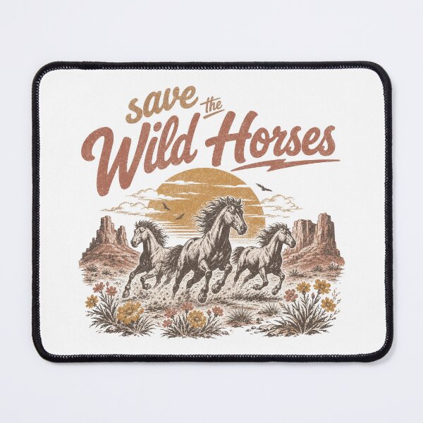 Item preview, Save the wild horses designed and sold by Olena Du.