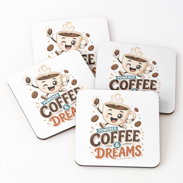 Item preview, Powered by Coffee & Dreams Funny Coffee Lover Quote Design designed and sold by AARA DESIGNS.