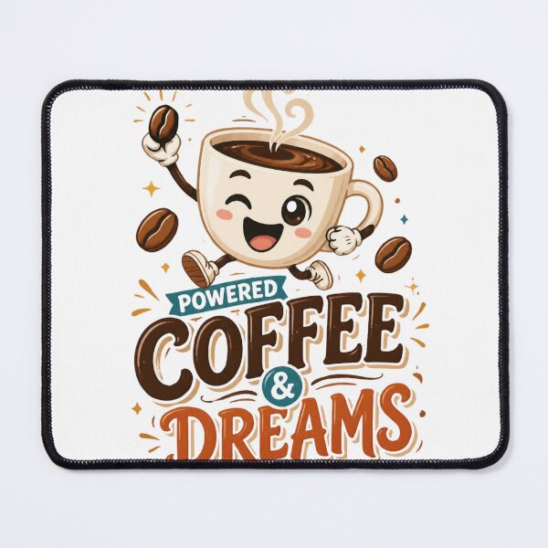 Item preview, Powered by Coffee & Dreams Funny Coffee Lover Quote Design designed and sold by AARA DESIGNS.