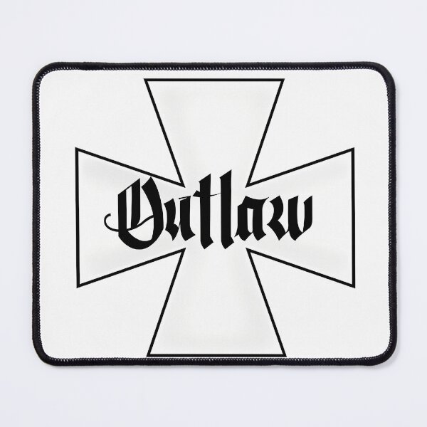 Item preview, Outlaw Iron Cross 1% Rocker Logo West Coast Chopper Style designed and sold by Legacy Apparel Co..