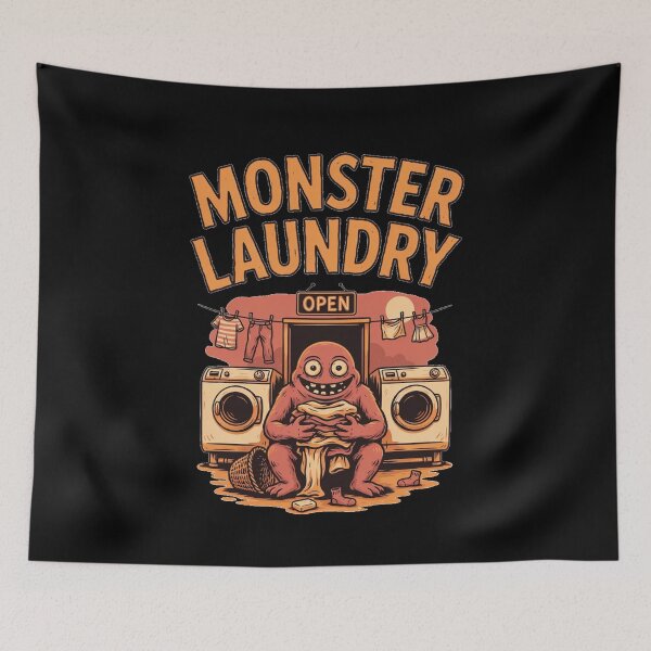 Item preview, Halloween Monster – Monster Laundry designed and sold by No Excuses Supply.
