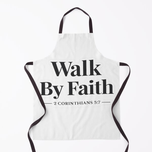 Item preview, Walk By Faith 2 Corinthians 5 7 Minimalist Christian Typography designed and sold by cezzarie.