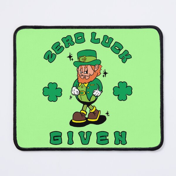 Item preview, Zero Luck Given Angry Leprechaun | Retro St Patricks Day Art designed and sold by kuwagatamushi.
