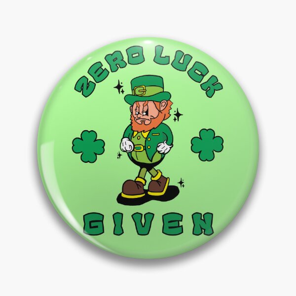 Item preview, Zero Luck Given Angry Leprechaun | Retro St Patricks Day Art designed and sold by kuwagatamushi.