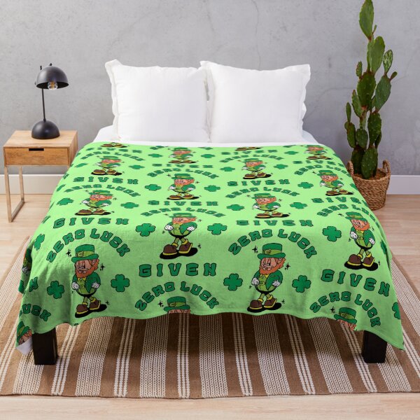 Item preview, Zero Luck Given Angry Leprechaun | Retro St Patricks Day Art designed and sold by kuwagatamushi.
