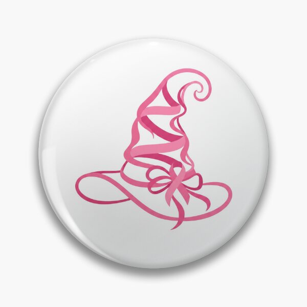 Artikelvorschau, Rosa Schleife Hexenhut Brustkrebs Halloween Frauen entworfen und verkauft von hemagamo.