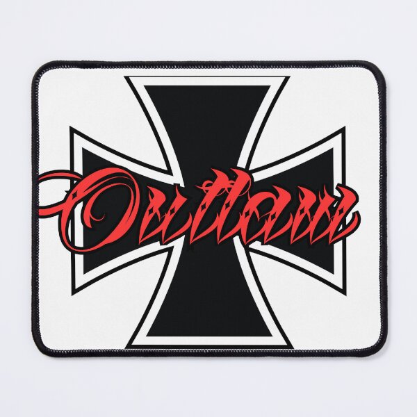 Item preview, Outlaw Iron Cross 1% Rocker Logo West Coast Chopper Style designed and sold by Legacy Apparel Co..