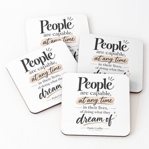 Item preview, People Are Capable Quote – Inspirational Dream Chaser Typography Design designed and sold by MimiSabu.