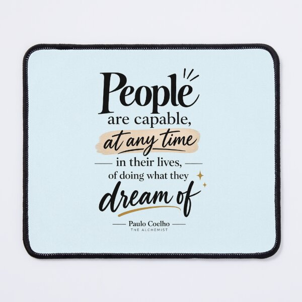 Item preview, People Are Capable Quote – Inspirational Dream Chaser Typography Design designed and sold by MimiSabu.