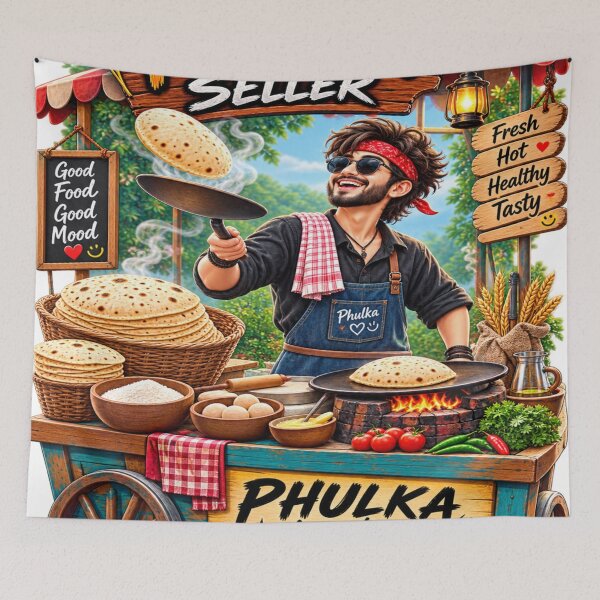 Item preview, Fresh indian street food designed and sold by urbanshop7.