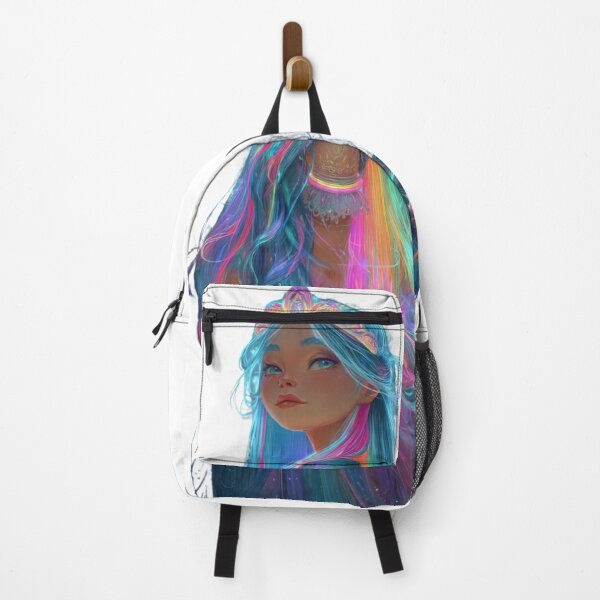 Item preview, Glowing Fantasy Princess with Iridescent Hair designed and sold by LC&LCPlatform.