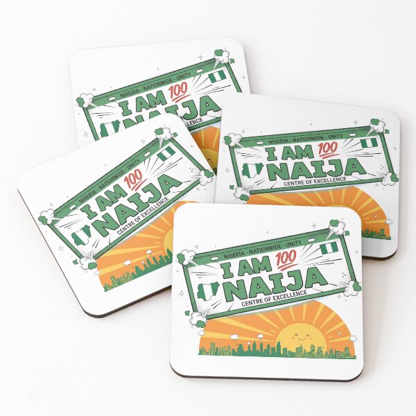 Item preview, I Am 100 Percent Naija Nigerian License Plate designed and sold by Pleasant4Life.
