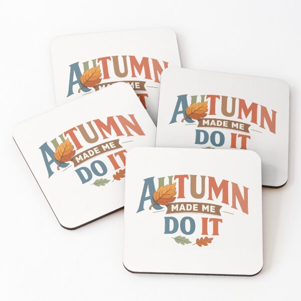 Item preview, Autumn Made Me Do It Funny Typography Gift for Autumn Fans, Students & Humor Lovers designed and sold by stylishdzign.