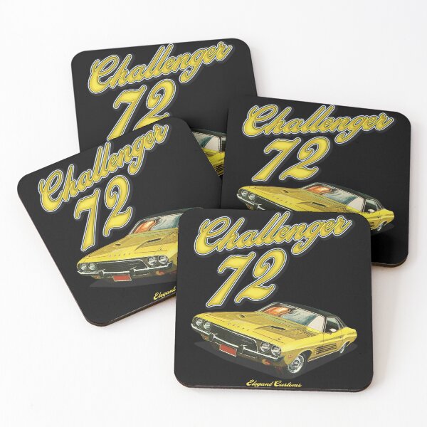 Item preview, 1972 Challenger with text 1960's - 1970's Muscle Car - Lowrider, Kustom, Hot Rod, Muscle Car designed and sold by Elegant Customs.