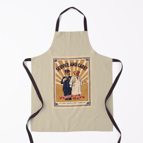 Item preview, Cat Police Officer and Dog Doctor designed and sold by Art-Arcade6.