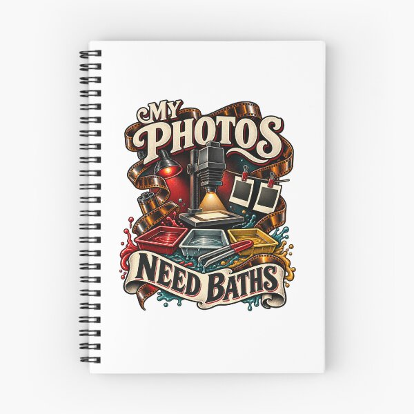 Item preview, My Photos Need Baths Illustrated Darkroom Gift designed and sold by UrbanCanvvas.