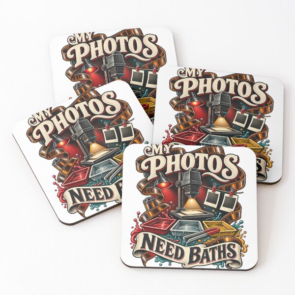Item preview, My Photos Need Baths Illustrated Darkroom Gift designed and sold by UrbanCanvvas.
