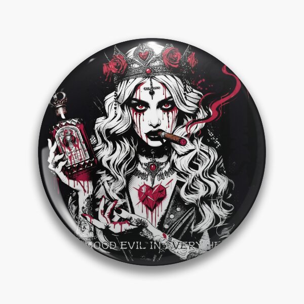 Item preview, Gothic Queen Liquor Cigar Heart designed and sold by Voodoo Store Paranormal Collections.