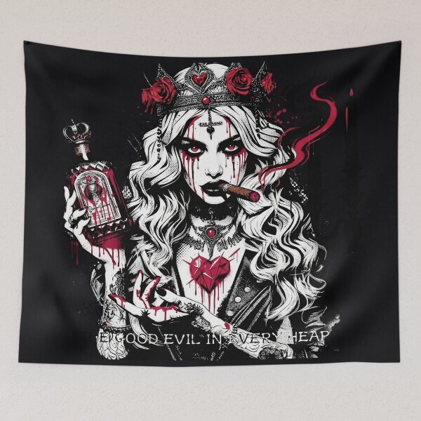 Item preview, Gothic Queen Liquor Cigar Heart designed and sold by Voodoo Store Paranormal Collections.
