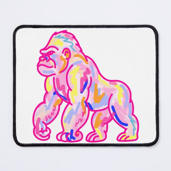 Item preview, watercolor gorilla designed and sold by mariahblythedesigns.
