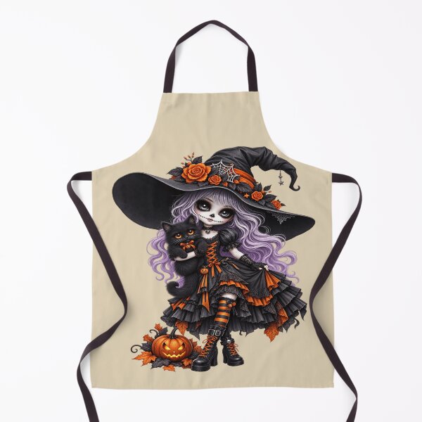 Item preview, Black Cat Familiar Witch for Goth Cat Lovers designed and sold by POD DYNASTY | Original Print On Demand T-Shirt Graphics.