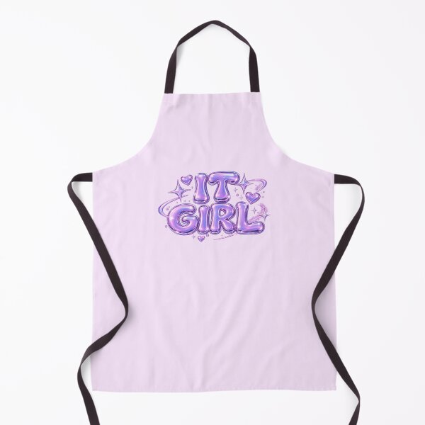 Item preview, It Girl Lilac Chrome Bubble Text designed and sold by Inkworksbyshery.