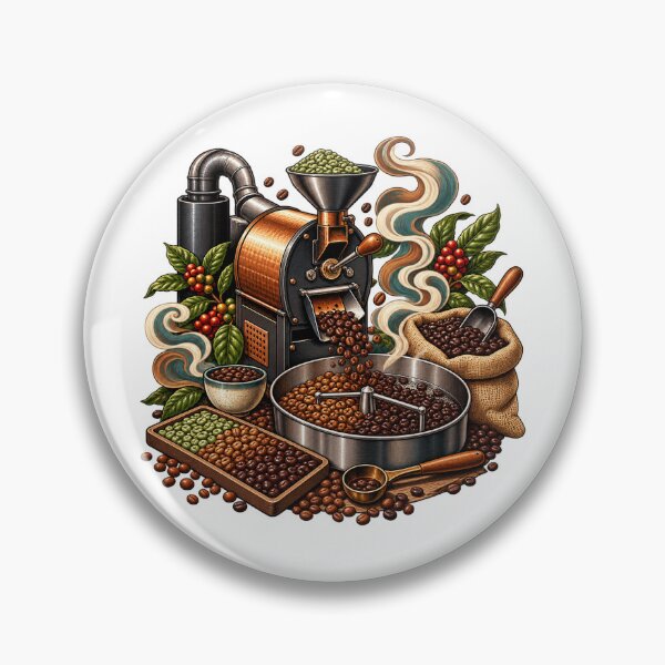 Item preview, Decorative Small Batch Coffee Roasting Art designed and sold by UrbanCanvvas.