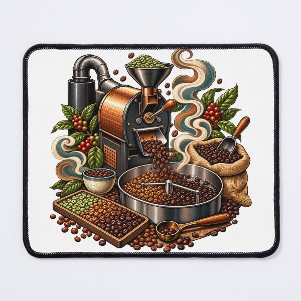 Item preview, Decorative Small Batch Coffee Roasting Art designed and sold by UrbanCanvvas.