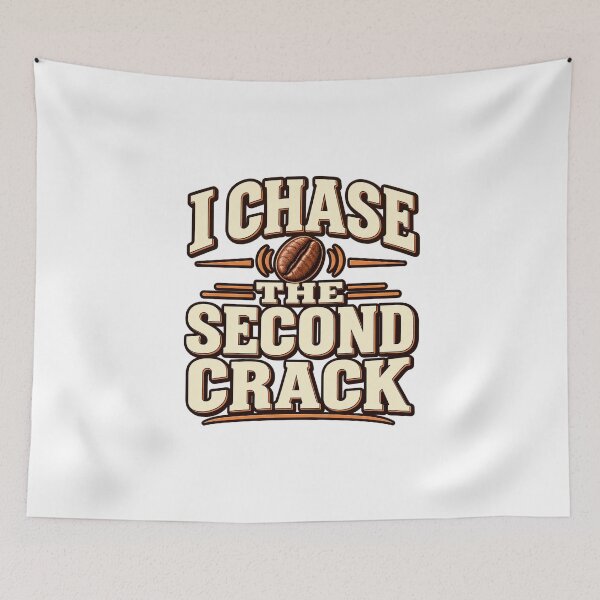 Item preview, Funny Coffee Roaster Gift — I Chase the Second Crack designed and sold by UrbanCanvvas.
