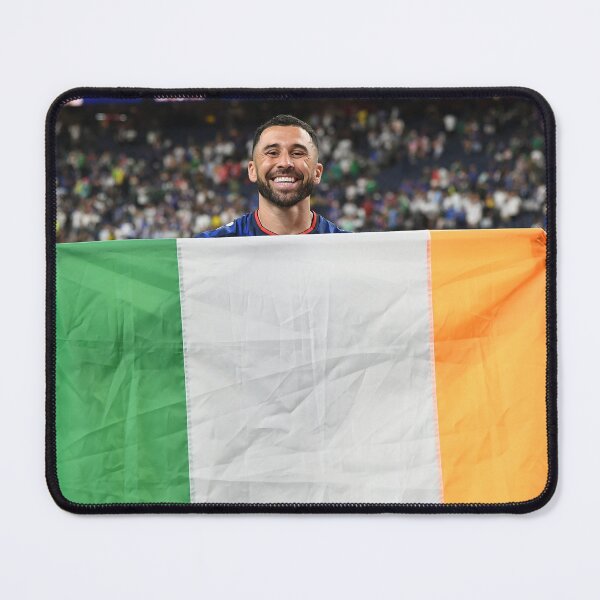 Item preview, Pico Lopez pictured with an Irish Flag designed and sold by STFPhotoAgency.