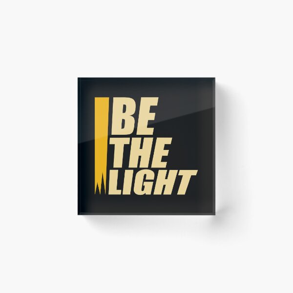 Item preview, Be The Light Be Kind Inspirational Positivity Text designed and sold by shirt-o-mat.