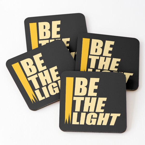 Item preview, Be The Light Be Kind Inspirational Positivity Text designed and sold by shirt-o-mat.