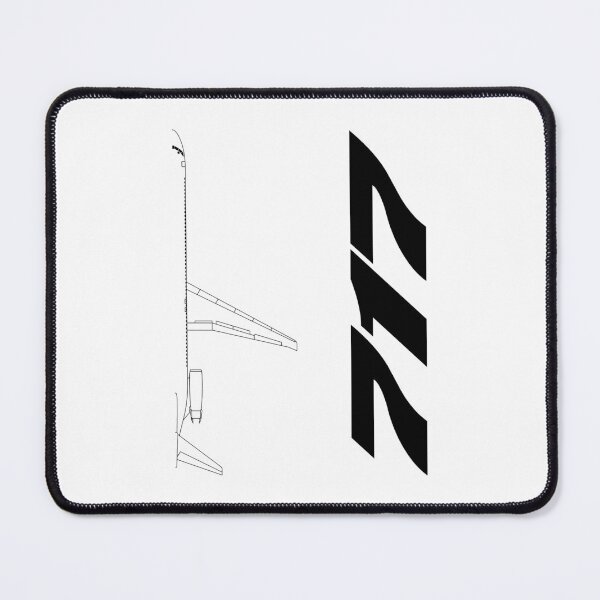 Item preview, 717 Commercial Jetliner Technical Blueprint (Black Edition) designed and sold by Magazine Combate.