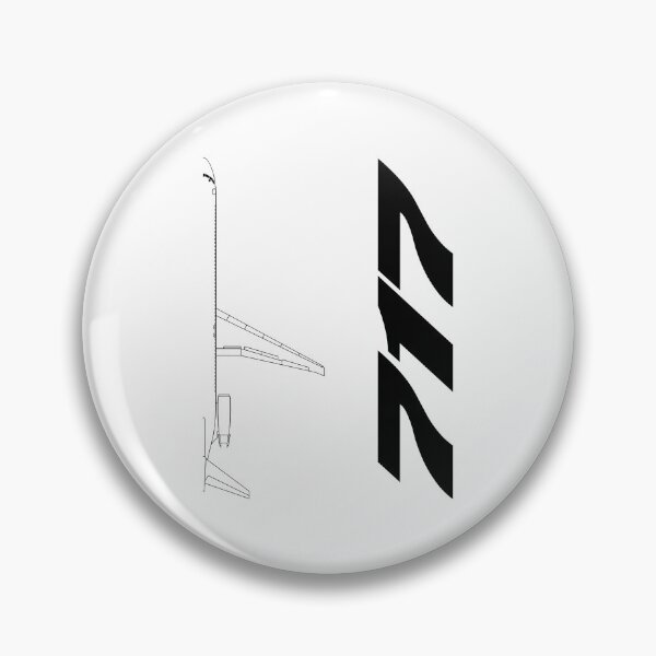 Item preview, 717 Commercial Jetliner Technical Blueprint (Black Edition) designed and sold by Magazine Combate.