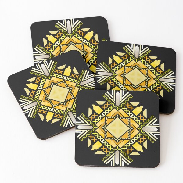 Item preview, Abstract Yellow and Orange Design - Geometric Art designed and sold by JayMakesTiktok.