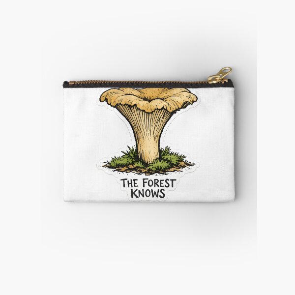 Item preview, The Forest Knows Chanterelle Forager Nature Design designed and sold by Naviora.