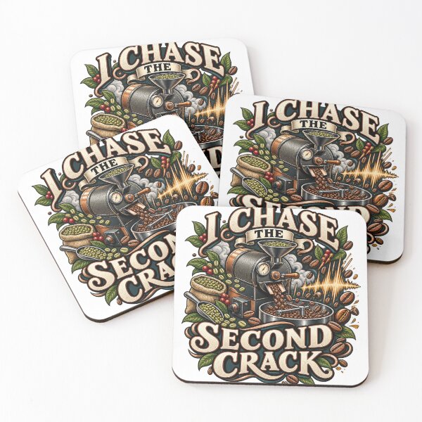 Item preview, I Chase the Second Crack Illustrated Roaster Gift designed and sold by UrbanCanvvas.