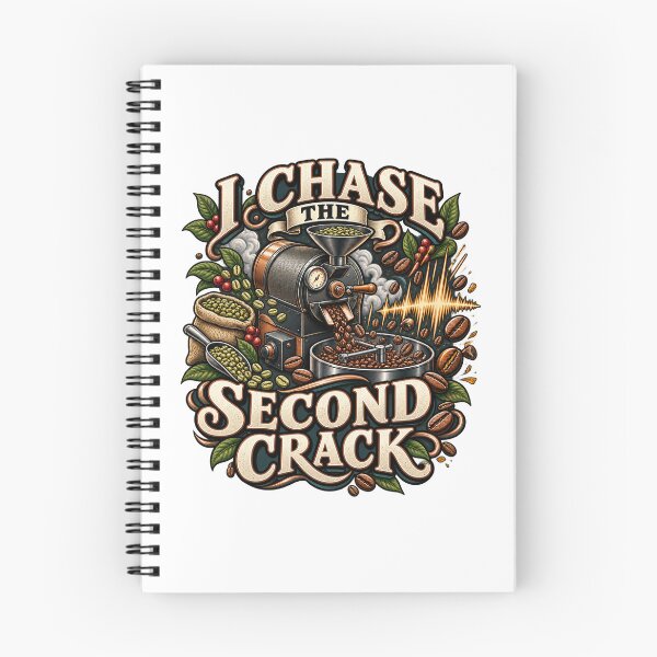 Item preview, I Chase the Second Crack Illustrated Roaster Gift designed and sold by UrbanCanvvas.