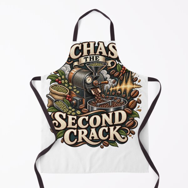 Item preview, I Chase the Second Crack Illustrated Roaster Gift designed and sold by UrbanCanvvas.