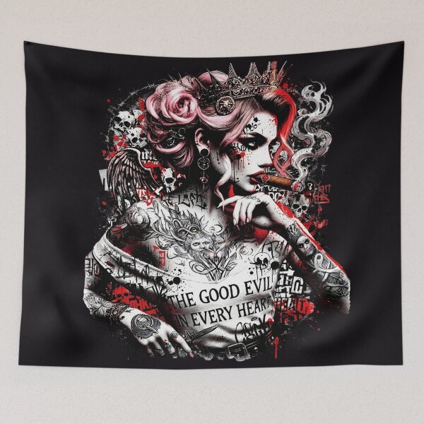 Item preview, Gothic Queen Cigar Pink Hair designed and sold by Voodoo Store Paranormal Collections.