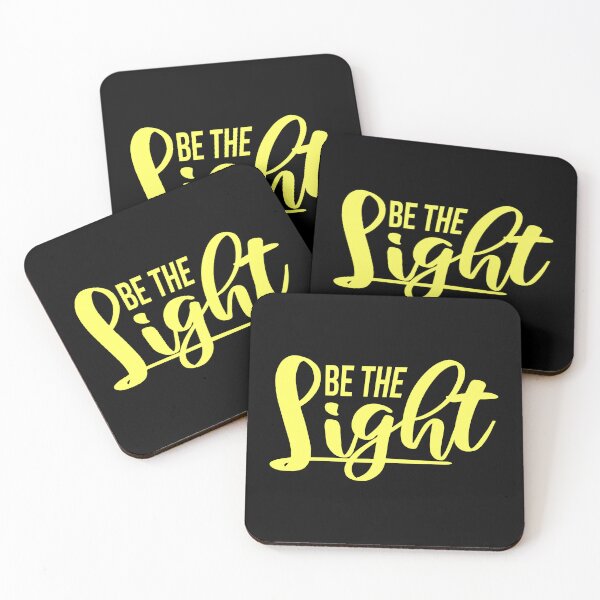 Item preview, Be The Light Be Kind Inspirational Positivity Text designed and sold by shirt-o-mat.