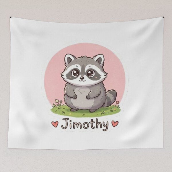 Item preview, Jimothy el mapache designed and sold by sanawnaw154.