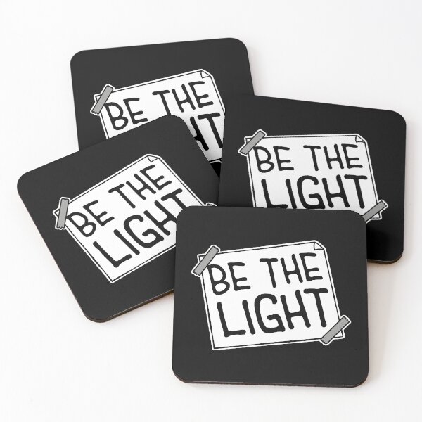 Item preview, Be The Light Be Kind Inspirational Positivity Text designed and sold by shirt-o-mat.