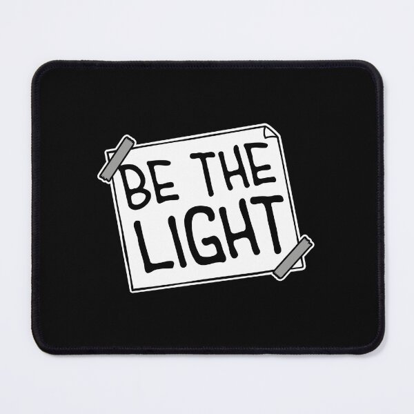 Item preview, Be The Light Be Kind Inspirational Positivity Text designed and sold by shirt-o-mat.