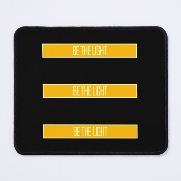 Item preview, Be The Light Be Kind Inspirational Positivity Text designed and sold by shirt-o-mat.
