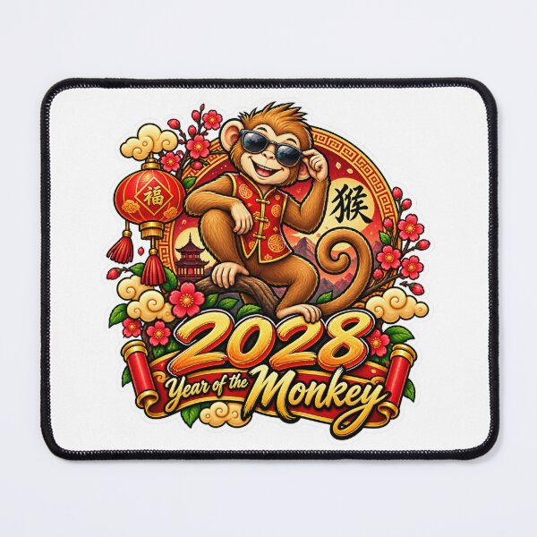 Item preview, 2028 Year of the Monkey designed and sold by LewpyG.